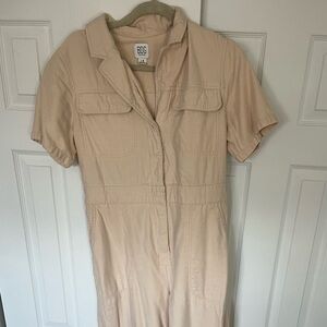 BDG Linen Cream Jumpsuit from OU